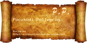 Poczkodi Pellegrin névjegykártya